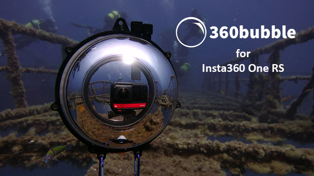 360bubble underwater housing for 360 cameras